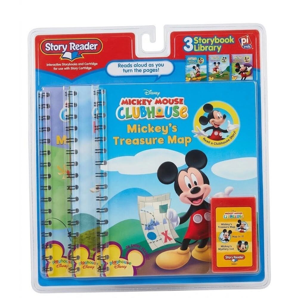 Vintage Disney Story Reader Mickey Mouse Clubhouse Books Cartridge NOP 2007
